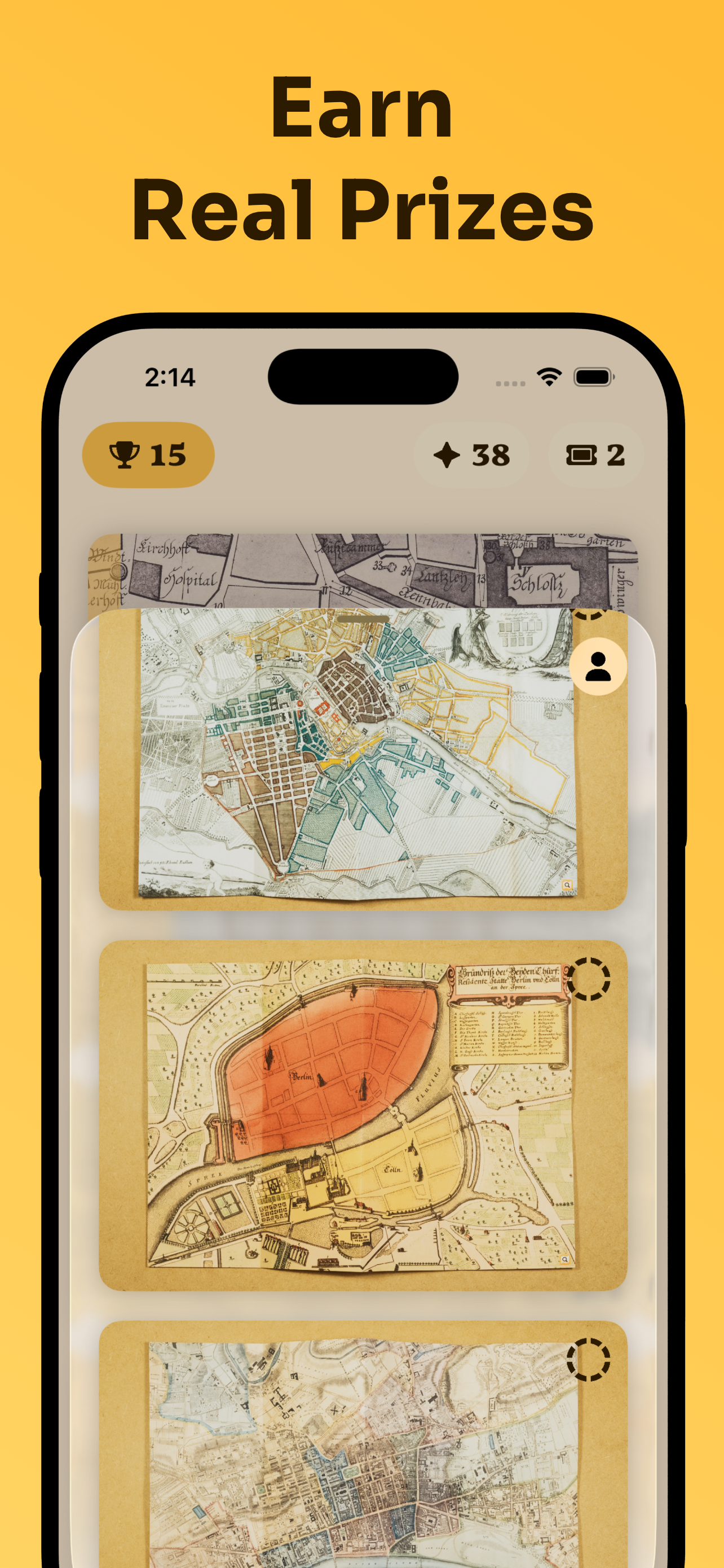 Radar view of the app